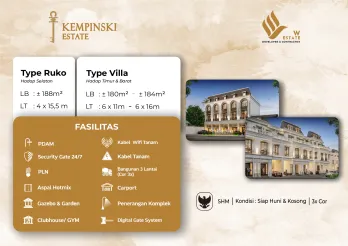 Launching!! Villa Kempinski Estate Jalan Sunggal (80m Ke Jl RingRoad)