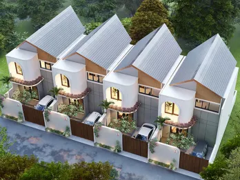 [PRM-009.BRM] Dijual Inden Modern Villa 3 Bedrooms di Dalung, Badung