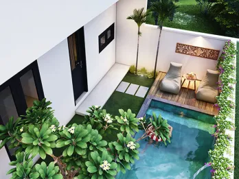 [PRM-009.BRM] Dijual Inden Modern Villa 3 Bedrooms di Dalung, Badung