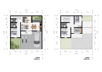 RUMAH 2 LANTAI MODERN DI NGAGLIK, DEKAT BLUE LAGOON