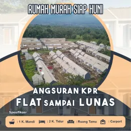 RUMAH HUNIAN SUBSIDI MURAH SIMPLE DEKAT SMP 8 MALANG