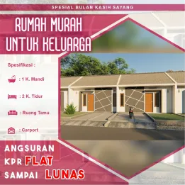 RUMAH SUBSIDI HARGA TERJANGKAU -7 MENIT KE SAWOJAJAR