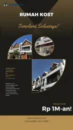 Rumah Kost 8 Kamar Lokasi Prime Dekat UB Malang Kota 1M 0812-1415-5400