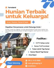 Rumah Kost 8 Kamar Murah Malang Kota Lokasi Strategis UB 1M 0812-1415-5400
