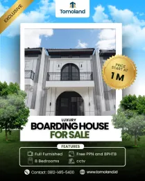 Rumah Kost Modern 8 Kamar Full Furnish Malang Kota Dekat UB 0812-1415-5400