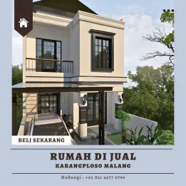 Rumah dijual 2 lantai karangploso -Malang
