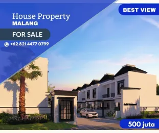 Rumah dijual 2 lantai karangploso -Malang