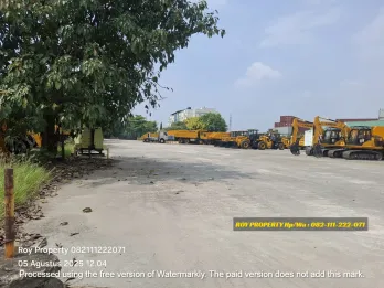 Sewa Tanah Murah di Cakung Cilincing 1.5 Ha Open Yard Cor Beton Siap Pakai