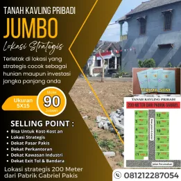 TANAH MURAH LUAS DEKAT AREA KOMERSIL MALANG