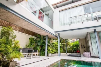 Turun Harga: Villa Minimalis Modern Indah Desain Arsitek Belanda Batu Belig