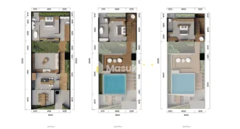 Jual Primary Villa Mewah Parang Kencana Seminyak Tipe Pringgadani 3 Lantai