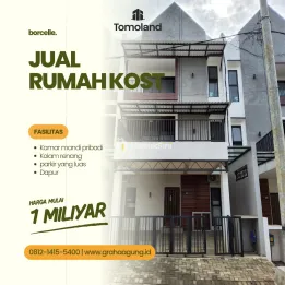 Kost Eksklusif 8 Kamar Malang Kota Lokasi Strategis Dekat UB