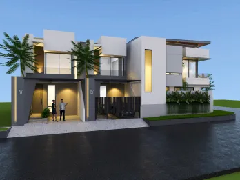 Rumah Dharmahusda Indah Baru Gres Dekat Galaxy Mall dan Univ. Airlangga