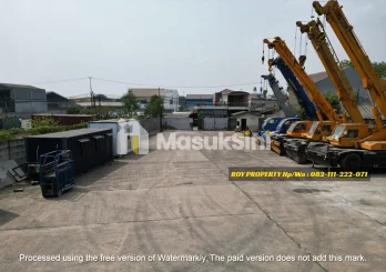 Dijual Gudang di Cakung Cilincing 2.200 m2 Fasilitas Gedung Kantor 3 Lantai