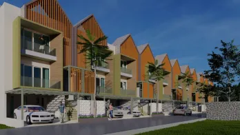 Dijual hunian townhouse modern di timur Dago