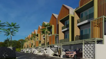Dijual hunian townhouse modern di timur Dago