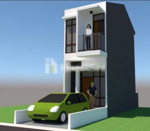 dijual rumah 2 lantai di cikarang hanya 260juta cash atau KPR via developer