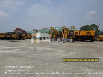 Disewakan Tanah di Cakung Cilincing 1.5 Ha Open Yard Full Cor Beton