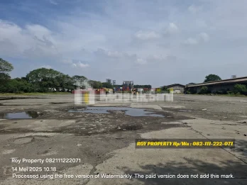Disewakan Tanah di Marunda Cilincing 2 Ha Open Yard Cor Beton Siap Pakai
