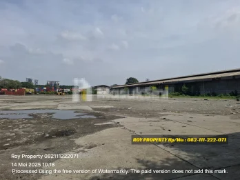 Disewakan Tanah di Marunda Cilincing 2 Ha Open Yard Cor Beton Siap Pakai