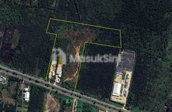 Jual Tanah Sangat Luas Strategis di Nol Jalan Gubernur Soebardjo Banjar