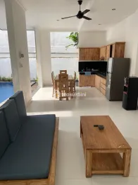 Sewa Min 2 Tahun Villa Full Furnished 2 Lantai 3 Kamar Dekat Pantai Berawa