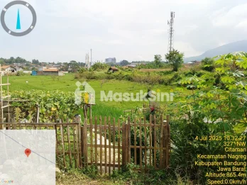 Tanah Dijual 600 m2 di Jl. Raya Nagreg Bandung Dekat Pasar Rebo Nagreg