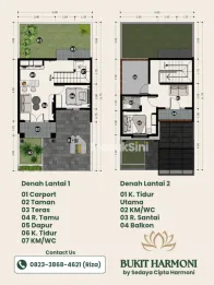 Bukit Harmoni Rumah Vila 2 lantai dekat Kota Batu di Karangploso