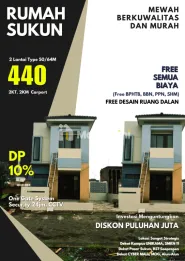 CLUSTER HUNIAN PREMIUM SIAP HUNI LOKASI SUKUN - HARGA 812 JUTA