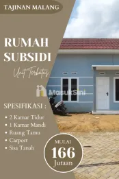 DIJUAL HUNIAN SUBSIDI MINIMALIS SIAP HUNI LOKASI TLOGOWARU TAJINAN