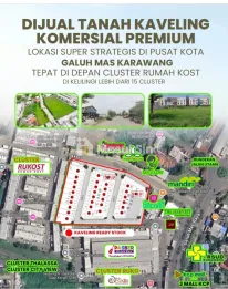 DIJUAL TANAH KAVLING KOMERSIAL PREMIUM