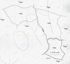 For Sale Tanah SHM 14.824 m2, Lokasi 350 meter dari Pantai Torohudan yogya