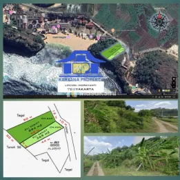For Sale Tanah  SHM pantai indrayanti 1063m2 Yogyakarta