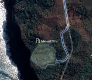 For Sale Tanah  SHM Tebing Pantai 11.975 m2 Yogyakarta