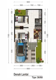 HUNIAN MINIMALIS 1 LANTAI LOKASI SUKUN DEKAT PUSAT BELANJA