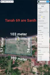 Jual Tanah Shm Luas di Jalan Raya Air Sanih Buleleng Bali