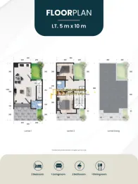 Jual Villa di Komplek Marina Mansion Jalan Warakauri - Medan