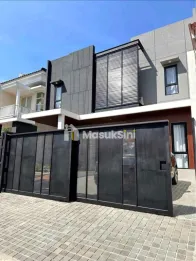 RUMAH BARU MODERN MINIMALIS LOKASI KAWASAN ELIT PERUM ARAYA GOLF
