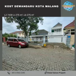 Rumah kost strategis di dewandaru Lowokwaru Malang