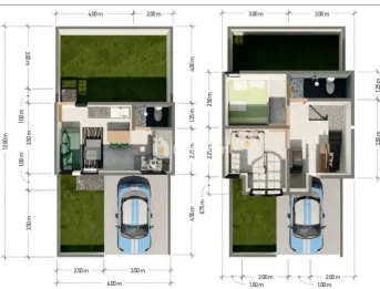 RUMAH MEWAH DESAIN ALA EROPA 2 LANTAI LOKASI SUKUN DEKAT MOG MALL