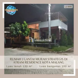 Rumah modern siap huni di atrani residence Kota Malang