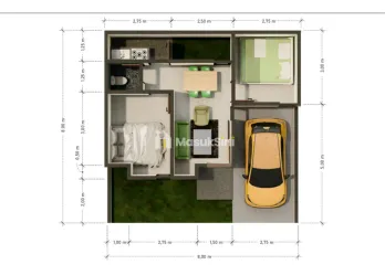 RUMAH MODERN TENGAH KOTA