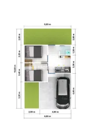 RUMAH SUBSIDI 166 JUTA LOKASI DEKAT EXIT TOL SAWOJAJAR