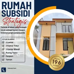 RUMAH SUBSIDI LOKASI TAJINAN DEKAT PASAR GADANG 
