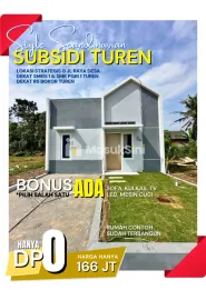 RUMAH SUBSIDI MINIMALIS LOKASI TUREN