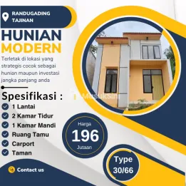 RUMAH SUBSIDI MODERN SIAP HUNI LOKASI TAJINAN