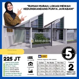 RUMAH SUBSIDI MURAH LOKASI KH MALIK BURING KOTA MALANG
