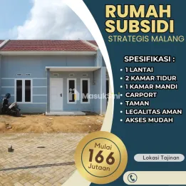 RUMAH SUBSIDI NYAMAN TERMURAH
