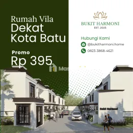 Rumah Vila 2 lantai dekat Kota Batu di Karangploso