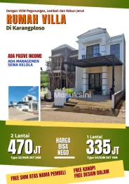 RUMAH VILLA ALA EROPA LOKASI KARANGPLOSO DEKAT WISATA BATU